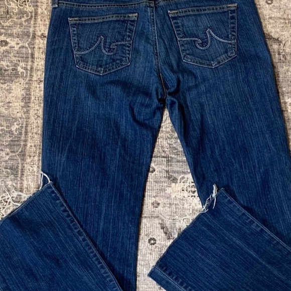 Ag Adriano Goldschmied The Angel Frayed Bottom 29R Jeans - Picture 5 of 13